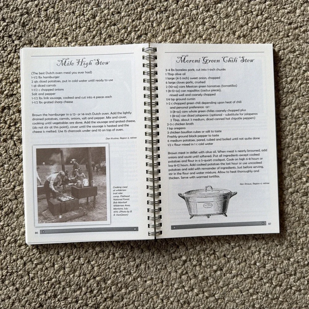 Camp Cooking: 100 Years Spiral-bound National Museum Of Forest Service History